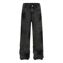 Load image into Gallery viewer, Full Crystal Denim Jeans
