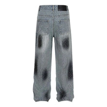 Load image into Gallery viewer, Full Crystal Denim Jeans