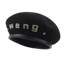 Load image into Gallery viewer, Rhinestone Letter Beret Hat-Modern Baby Las Vegas