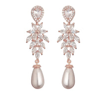 Load image into Gallery viewer, Elegant Pearl Drop Earrings
