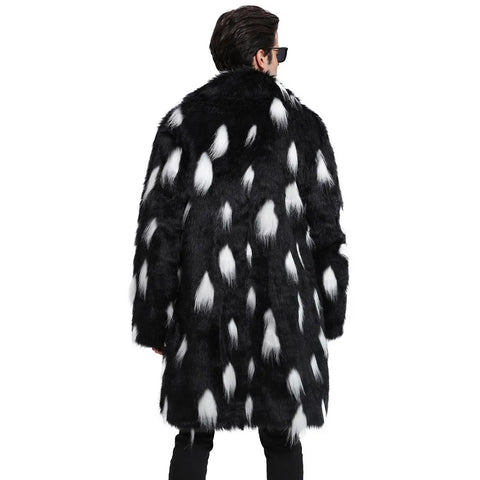 Black And White Spot Fur Coat-Modern Baby Las Vegas