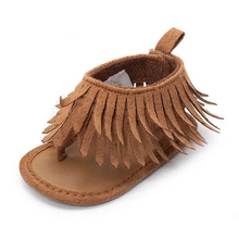 Load image into Gallery viewer, Fringe Sandals