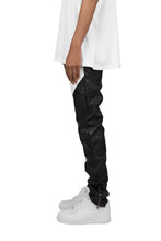 Load image into Gallery viewer, Black and White Leather Pants-Modern Baby Las Vegas