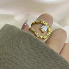 Load image into Gallery viewer, Irregular Geometric Crystal Zircon Ring-Modern Baby Las Vegas