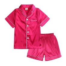 Load image into Gallery viewer, Lined Satin Pajama Set