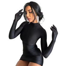 Load image into Gallery viewer, Gloved Mini Dress