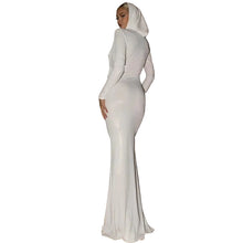 Load image into Gallery viewer, Hooded Maxi Dress