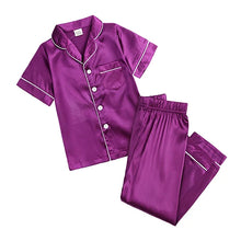 Load image into Gallery viewer, Lined Satin Pajama Set
