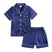 Load image into Gallery viewer, Lined Satin Pajama Set