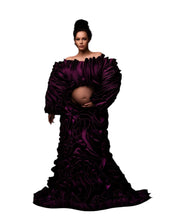 Load image into Gallery viewer, Hollow Out Ruffle Maternity Dress-Modern Baby Las Vegas