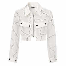 Load image into Gallery viewer, Letter Mesh Jacket