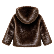 Load image into Gallery viewer, Luxe Faux Fur Coat