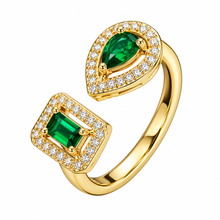 Load image into Gallery viewer, Geometric Shaped Cuff Ring