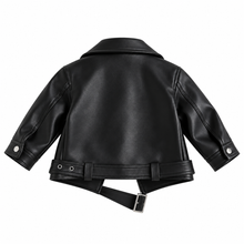 Load image into Gallery viewer, Short Zipper Leather Jacket