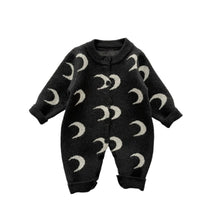 Load image into Gallery viewer, Moon Sweater Romper-Modern Baby Las Vegas