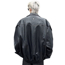 Load image into Gallery viewer, Deconstructed Leather Jacket outer-Modern Baby Las Vegas