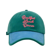 Load image into Gallery viewer, Color Block Letter Baseball Cap-Modern Baby Las Vegas