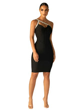 Load image into Gallery viewer, One Strap Crystal Dress-Modern Baby Las Vegas