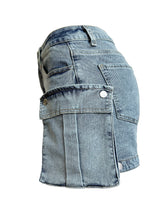 Load image into Gallery viewer, Zipper Fly Pocket Cargo Denim Jeans-Modern Baby Las Vegas