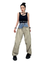 Load image into Gallery viewer, Patch Cargo Denim Jeans-Modern Baby Las Vegas