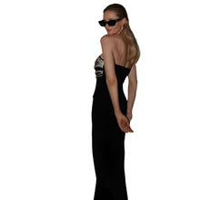 Load image into Gallery viewer, Black Diamond Swirl Design Dress-Modern Baby Las Vegas