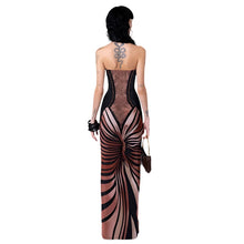 Load image into Gallery viewer, GEO Figure Print Dress-Modern Baby Las Vegas