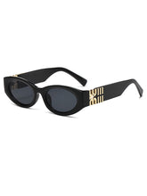Load image into Gallery viewer, Cat Eye Vintage Gold Accent Sunglasses-Modern Baby Las Vegas