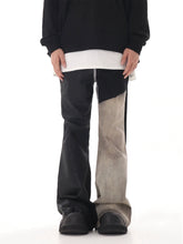 Load image into Gallery viewer, Y2K Flare Denim Patch Jeans-Modern Baby Las Vegas