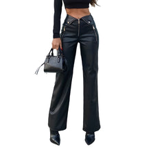 Load image into Gallery viewer, Folded Leather Pants-Modern Baby Las Vegas