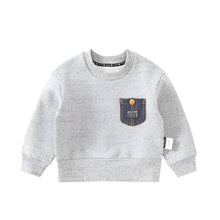 Load image into Gallery viewer, Flannel Denim Pocket Top-Modern Baby Las Vegas