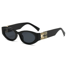 Load image into Gallery viewer, Cat Eye Vintage Gold Accent Sunglasses-Modern Baby Las Vegas