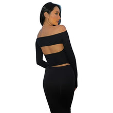 Load image into Gallery viewer, Off-The-Shoulder Open Back Top-Modern Baby Las Vegas