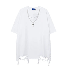 Load image into Gallery viewer, Layered Necklace Grunge T-Shirt-Modern Baby Las Vegas