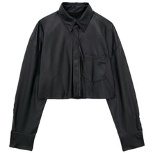 Load image into Gallery viewer, Cropped Leather Top-Modern Baby Las Vegas