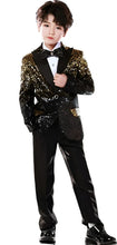 Load image into Gallery viewer, Black Gold Ombre Sequin Suit-Modern Baby Las Vegas