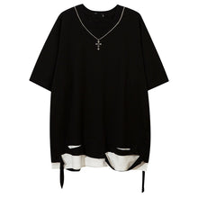 Load image into Gallery viewer, Ripped Necklace T-Shirt-Modern Baby Las Vegas