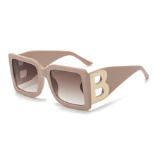 Load image into Gallery viewer, Letter B Square Luxury Sunglasses-Modern Baby Las Vegas
