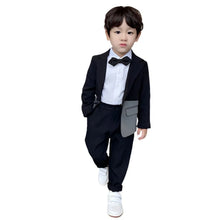 Load image into Gallery viewer, Patch Plaid Suit Jacket-Modern Baby Las Vegas