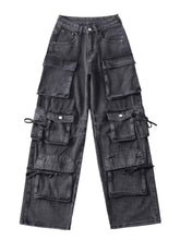 Load image into Gallery viewer, Wide Leg Denim Pocket Jeans-Modern Baby Las Vegas