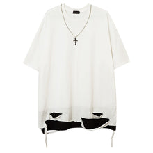 Load image into Gallery viewer, Ripped Necklace T-Shirt-Modern Baby Las Vegas