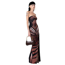 Load image into Gallery viewer, GEO Figure Print Dress-Modern Baby Las Vegas