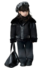 Load image into Gallery viewer, Suede Buckle Coat-Modern Baby Las Vegas
