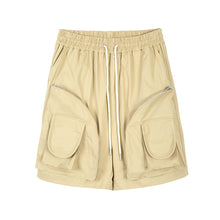 Load image into Gallery viewer, Multi-Pocket Zipper Harem Shorts-Modern Baby Las Vegas
