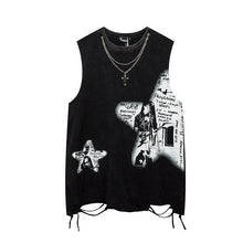 Load image into Gallery viewer, Sleeveless Rocker Print T-Shirt-Modern Baby Las Vegas