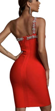 Load image into Gallery viewer, One Strap Crystal Dress-Modern Baby Las Vegas
