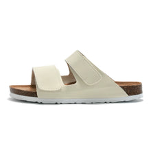 Load image into Gallery viewer, Matte Leather Cork Slippers-Modern Baby Las Vegas