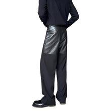 Load image into Gallery viewer, Patch Leather Pants-Modern Baby Las Vegas