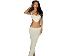 Load image into Gallery viewer, Knitted Bralette Skirt Set-Modern Baby Las Vegas