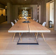 Load image into Gallery viewer, Solid Wood Designer Iron Table-Modern Baby Las Vegas