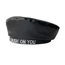Load image into Gallery viewer, Crush On You Leather Beret Hat-Modern Baby Las Vegas